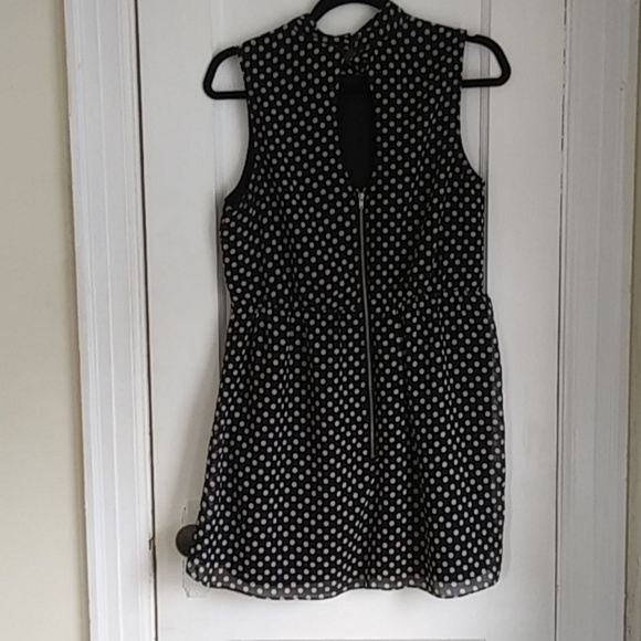 Forever 21 Black & White Polka Dot Dress - Picture 3 of 6